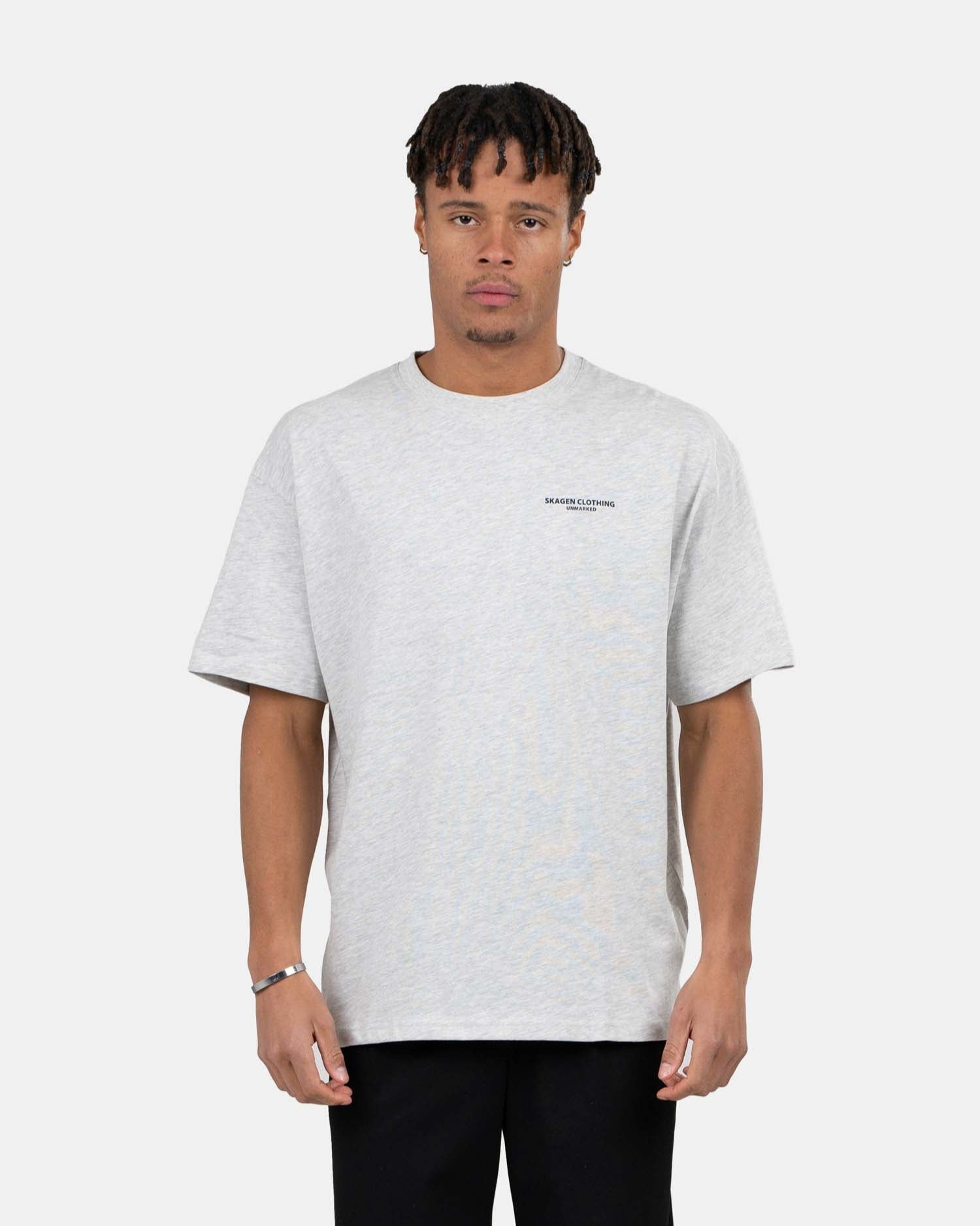 UNMARKED T-shirt Grey | Skagen - clothing.dk